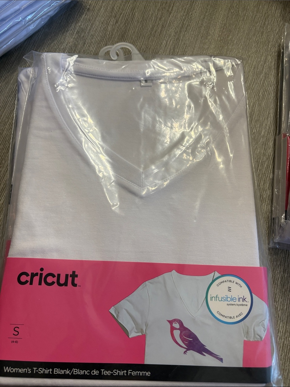 Cricut White Kids V-Neck Short Sleeve Tee